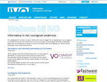 Tablet Screenshot of informaticavo.nl